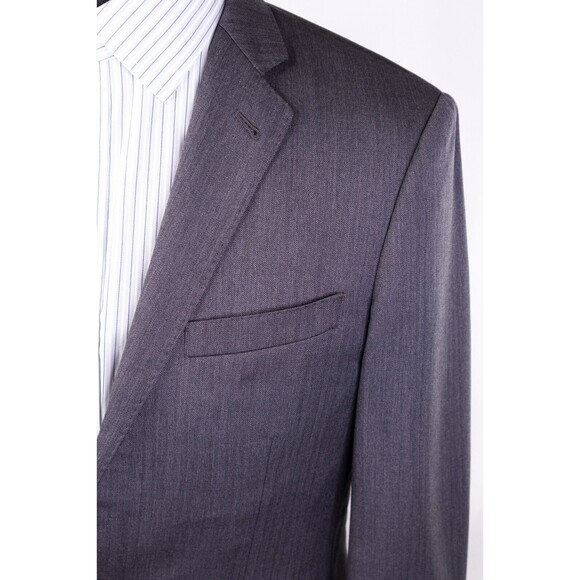 J Crew Ludlow Blazer Men's Gray 2 Button Italian Wool Sport Jacket Sz 38R - Picture 5 of 13